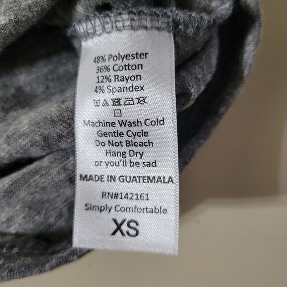 LuLaRoe Women's Gray Julia Midi Tshirt Dress - Picture 8 of 9